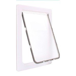 Pet Dog Door for Sliding Screens Dog Door for Screen with Automatic Magnetic Clo